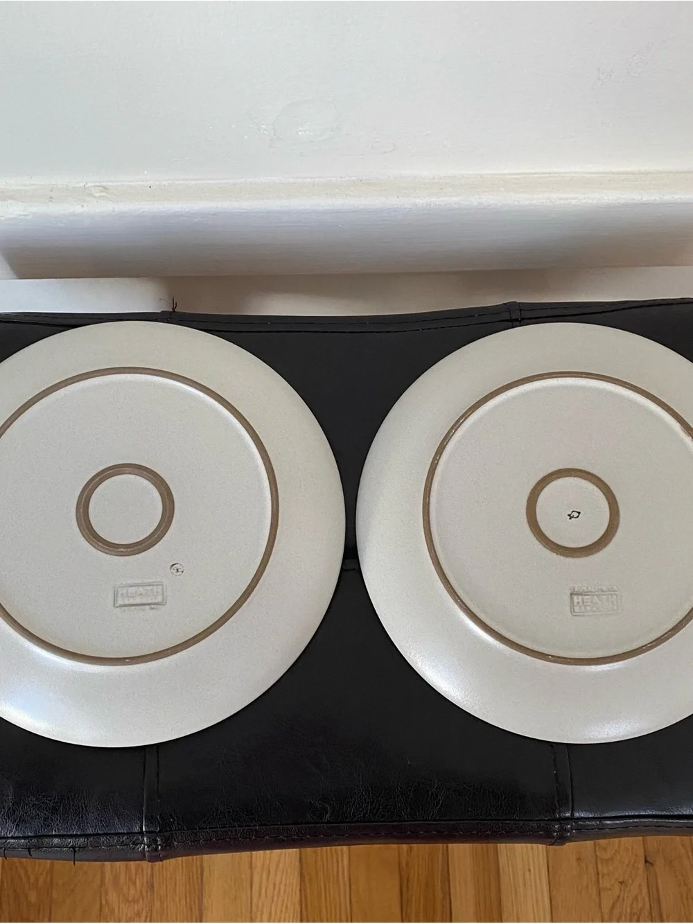 $92 Heath Ceramics Sand Color Coupe Salad Plate 8.25'' Diameter (set of 2)